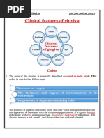 Clinical Features of Gingiva