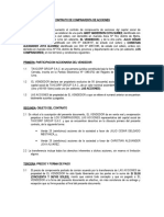 Contrato de Compraventa de Acciones 