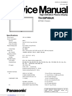 TH-50PH9UK: High Definition Plasma Display