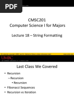 CMSC 201 - Lec18 - String Formatting