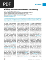 A Crisp (R) New Perspective On Sars-Cov-2 Biology: Preview