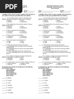 2nd Quarter Summative Test No.3 Science