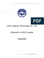 Jinan Huamao Technology Co., LTD.: HM Bluetooth Module Datasheet