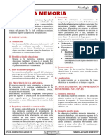 SESIÓN #4 PROCESOS COGNITIVOS - LA MEMORIA - 4º SEC (Ficha)