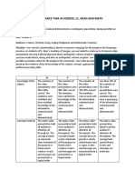 Performance Task in Science