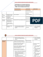 Cronograma Pec Primer Año