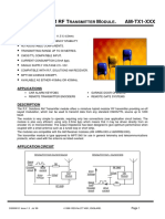 Amrft M - Am-Tx1-Xxx: Ransmitter Odule