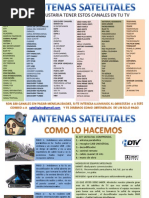 Listado de Canales TV Satelital