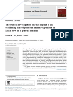 Theoretical Investigation On The Impact of An Oscillating Time-Dependent Pressure Gradient On Dean Flow in A Porous Annulus