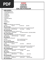 CLASS-8th Chapter-5 Coal and Petroleum: Science