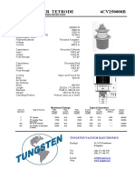 Power Tetrode 4CV250000B: Short Form Specification