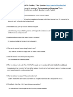 Watch The Documentary and Answer The Questions. Carefully and Write Thorough, Detailed Answers. Each Question Is Worth 3 Points!