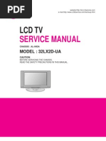 LG 32LX2DServiceMan