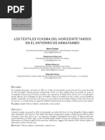 Los Textiles Ychsma Del Horizonte Tardío en El Entierro de Armatambo