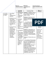 Weekly Home Learning Plan FPL