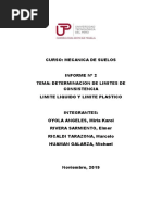 Informe de Laboratorio Del Límites de Consistencia