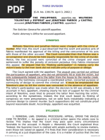 Appellee, Vs Accused. Appellant The Solicitor General Public Attorney's Office