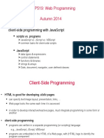 Comp519: Web Programming Autumn 2014: Client-Side Programming With Javascript