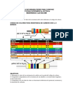 Actividad Experimental Sobre Resistividad y Ley de Ohm