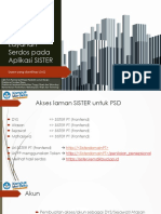Panduan Layanan Serdos Pada Aplikasi SISTER (DYS) - 2021