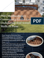 PMA Madhushala's Community Center Features Undulating and Artistic