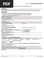 Icmr Specimen Referral Form For Covid-19 (Sars-Cov2) : (These Fields To Be Filled For All Patients Including Foreigners)