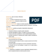 Proiect Didactic Matematica Gradul II