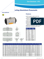 Haitima Single Acting Aluminium Pneumatic Actuator: Features