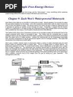 Simple Free-Energy Devices: Chapter 9: Zach West's Water-Powered Motorcycle