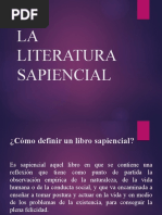 La Literatura Sapiencial