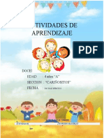 Actividades de Aprendizaje Del 26 Al 30 - Abril