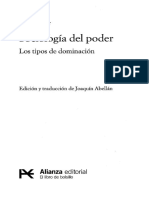 Abellán. Estudio Preliminar A Sociología Del Poder. Weber. 2012 Subra