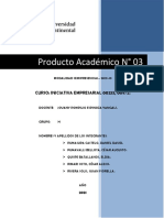 PA3 - Iniciativa Empresarial