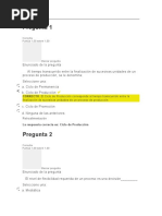 Evaluación Unidad 2 Administración de Procesos