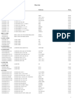 Price List: CV Joint W/Kit