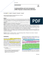 Assessment of Pediatric Dental Guidelines in The post-COVID 19 Period