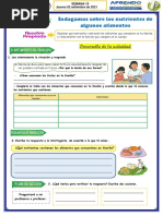 SEMANA 19-FICHA 03-Indagamos Sobre Los Nutrientes de Algunos alimentos-CyT