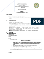 DAILY LESSON PLAN 4a's (THE PARTICLE NATURE OF MATTER)