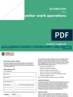 SITXMGT001 Student Logbook