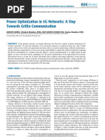 Power Optimization in 5G Networks: A Step Towards Green Communication