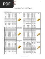 Catalogue of Nova All Replacement Teeth Adapters