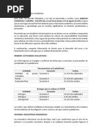 Saludo Inicial y Bienvenida Al Curso 2021 2 DERECHO COMERCIAL Y LABORAL