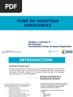 Toma de Muestras Sanguineas