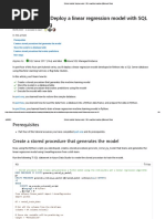 Python Tutorial - Deploy Model - SQL Machine Learning - Microsoft Docs