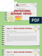 Architectural Seminar Topics: Professional Practice 4