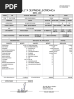 Boleta de Pago Electronica: MAYO - 2021