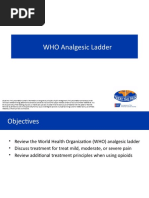 WHO Analgesic Ladder