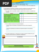 Evaluamos Nuestros Aprendizajes: Criterios