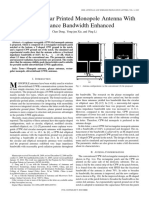 CPW-Fed Planar Printed Monopole Antenna With Impedance Bandwidth Enhanced