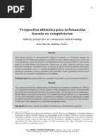 Perspectiva Didáctica para La Formación Basada en Competencias